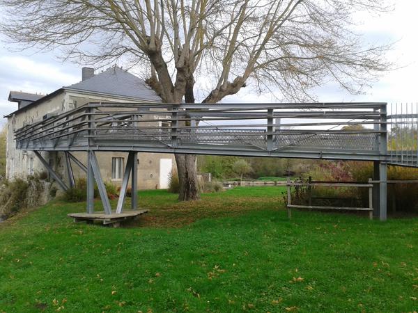 Structure Passerelle liaison innondation 